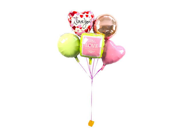 Balloon Gift - Romantic helium balloon X5 (B) - BH0223A3 Photo